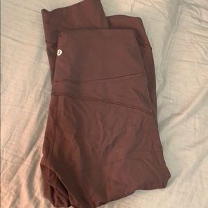 Purple Lulu Lemon leggings (size 8)